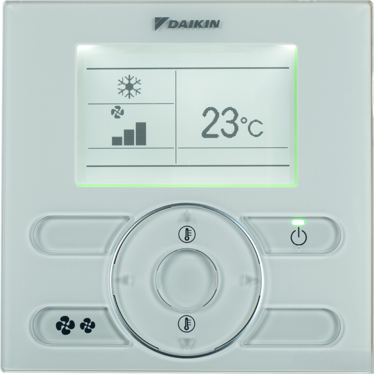 Daikin (BRC2E52C) Egyszerűsített vezetékes távvezérlő, melyen az üzemmód váltás lehetséges