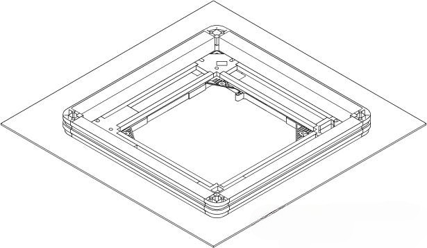 Daikin (KDBQ44B60) Távtartó panel szűk telepítési helyekhez