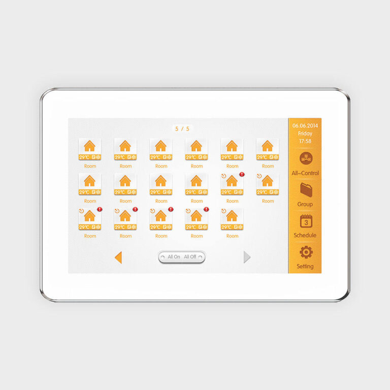 Gree Központi vezérlő (CE52-24/F(C)) Színes érintős kijelző, max. 36 beltéri egység