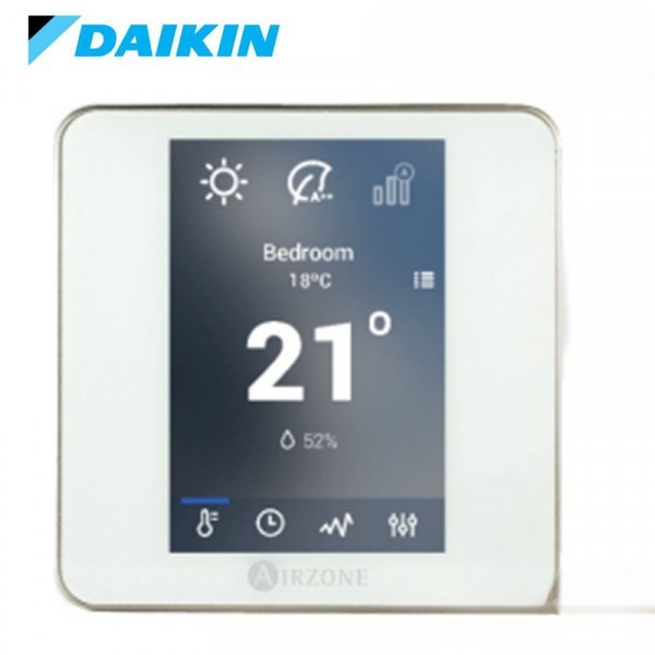 Daikin (AZCE6BLUEFACECB) vezetékes fali szabályzó Vezetékes fali szabályzó grafikus kezelőfelügyelettel