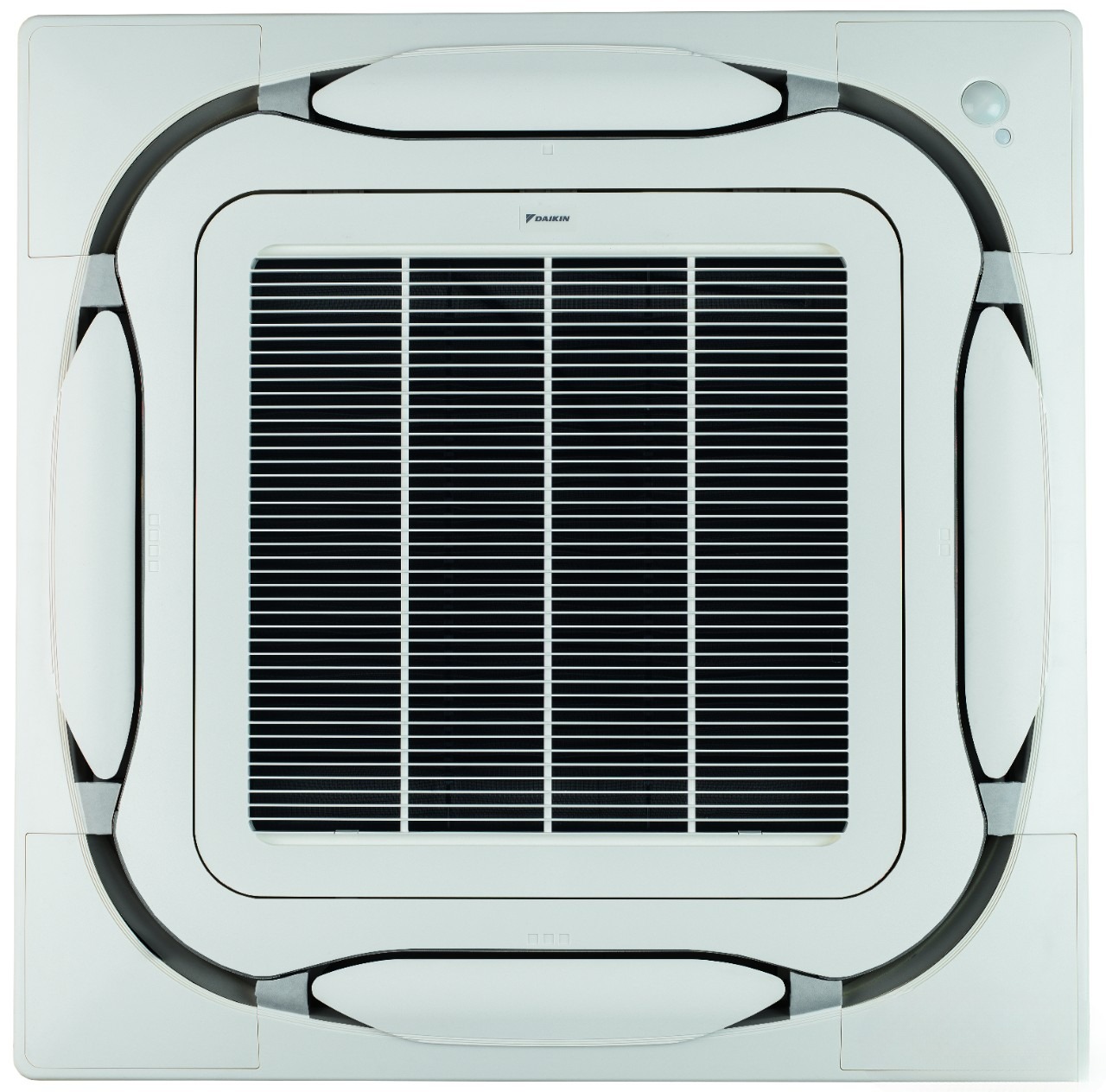 Daikin (BYCQ140E) tiszta fehér légrács szürke lamellákkal Tiszta fehér légrács szürke lamellákkal